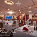 What makes dinner at Can Chanh Restaurant a royal dining ritual in the heart of a heritage bay?