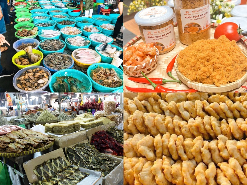 Local seafood & dried specialties