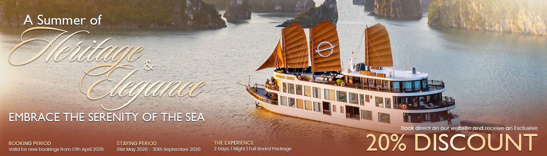 A summer of Heritage & Elegance EC 20%