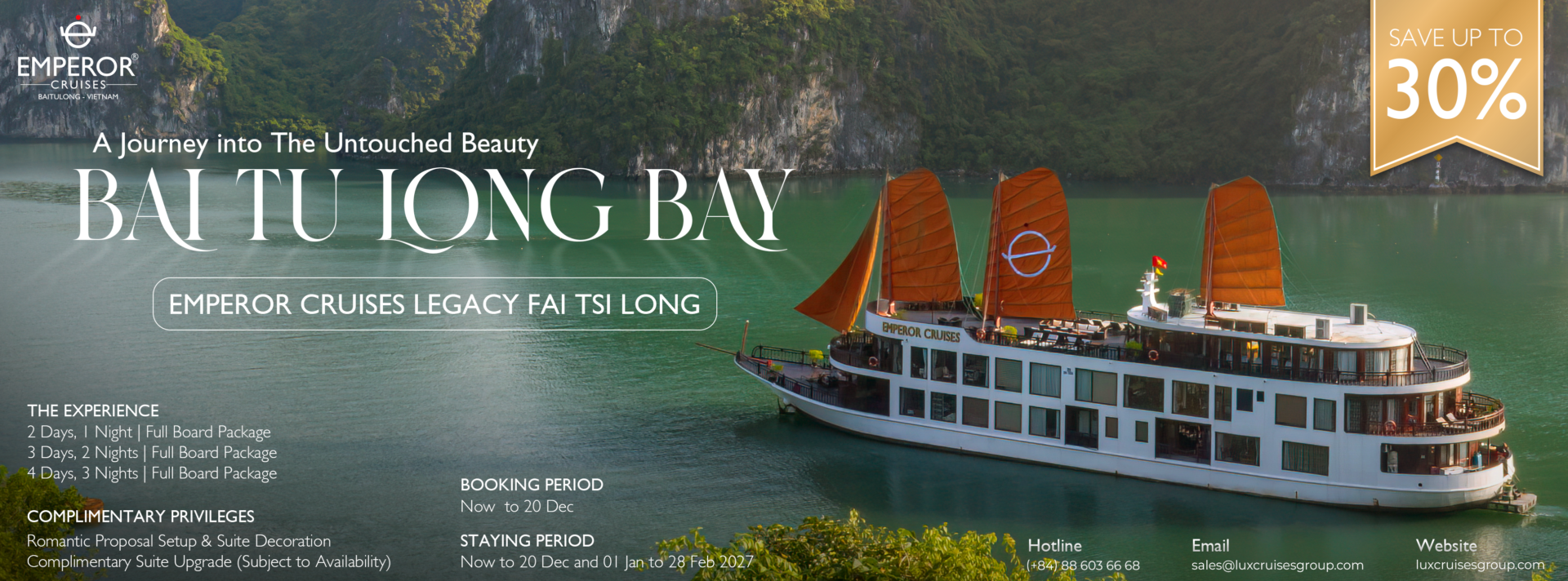 cover bai tu long bay cruise